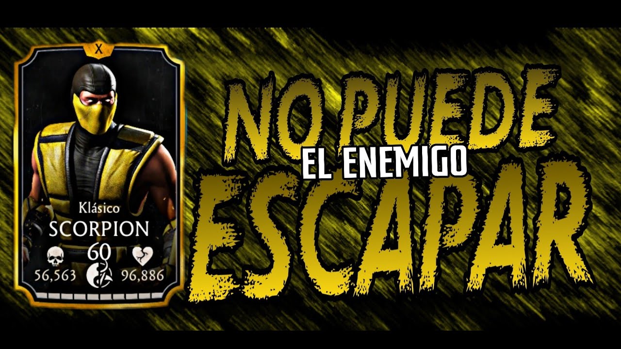 UNA DE LAS MEJORES PRIMERAS HABILIDADES DEL JUEGO | SCORPION KLÁSICO - Mortal Kombat Mobile - Rhyel