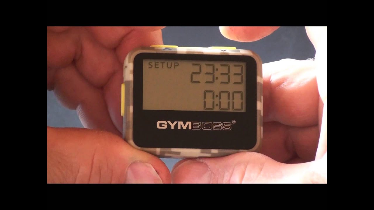 Gymboss Timer Setup and Operating Tips