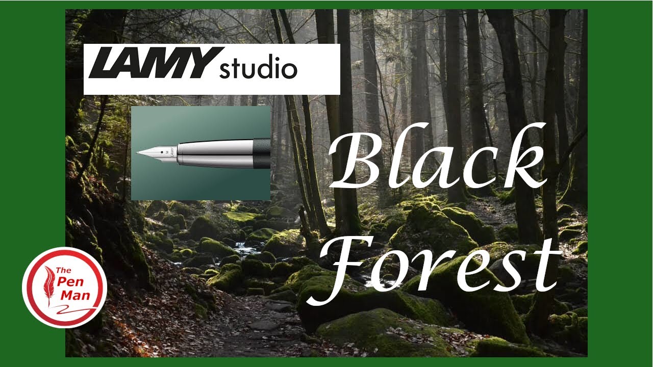 Обзор перьевой ручки Lamy Studio Black Forest