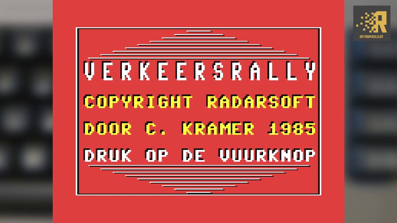 Verkeersrally (C64, 1985) Gameplay