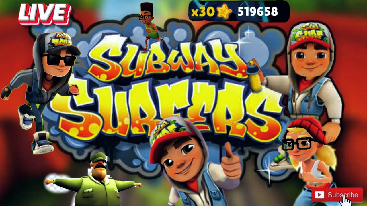 🛑 Subway surfers new high score game is live 🥵  #live #game