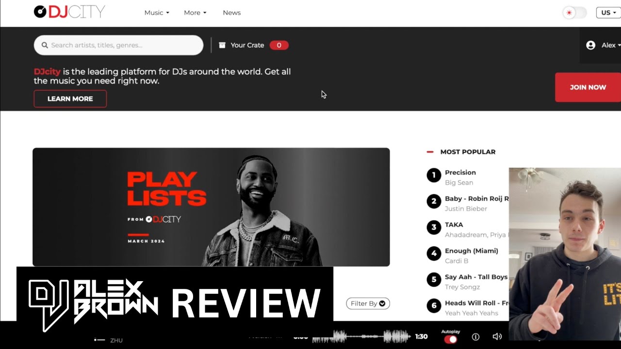 Quick DJ City Review and Comparison to Other DJ Pools/Music Services (New Format 2024)