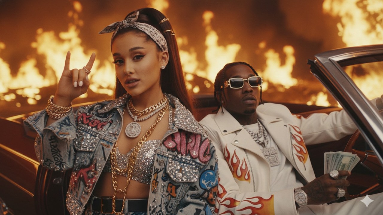 PLATINUM PARADISE Ariana Grande, Tyga - (ft. Doja Cat, Chris Brown) | (Official Lyrics Video) 2026