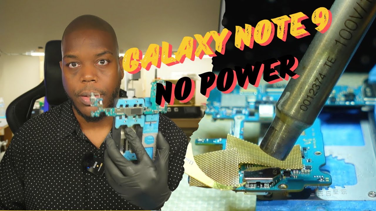 Samsung Galaxy Note 9 No Power Repair . Device Won't Charge No Signs of Life .