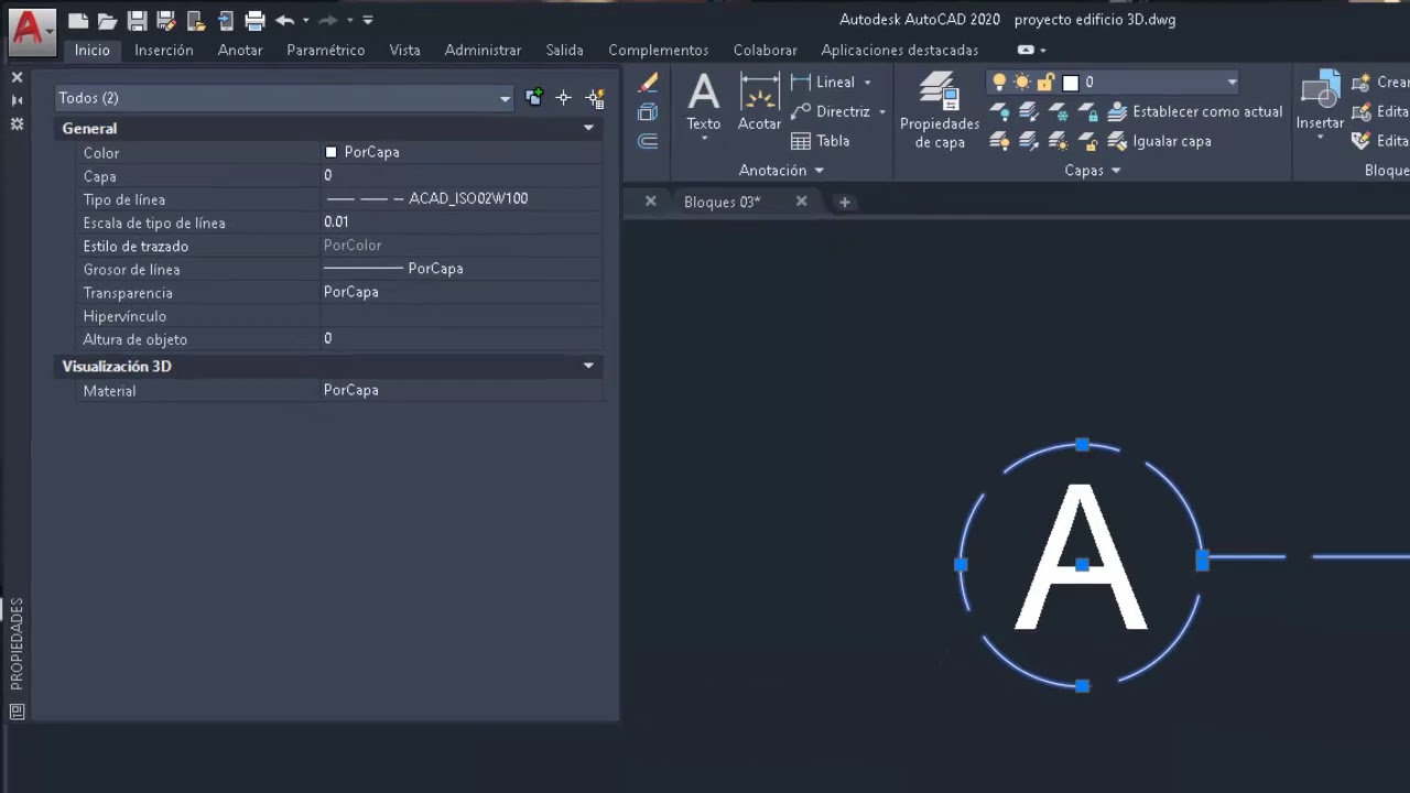 Como crear ejes en autocad 2D