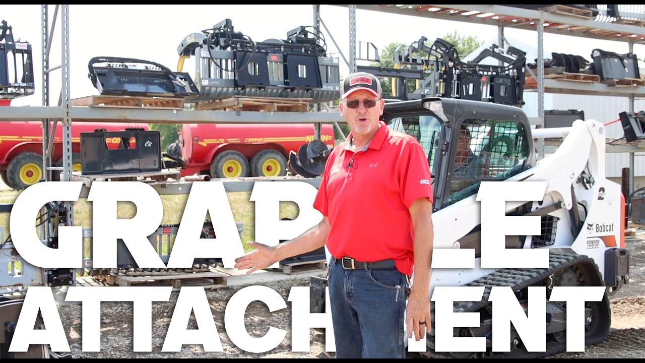 HOW-TO | Attach a grapple attachment to a Bobcat Skid Steer