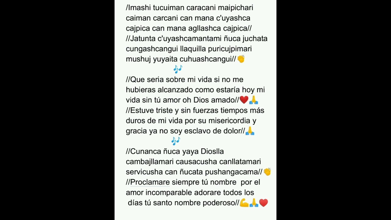 Imashi Tucuiman Carcani Maipichari Caiman Carcani Manantial Nuevo 🙏🙏♥️