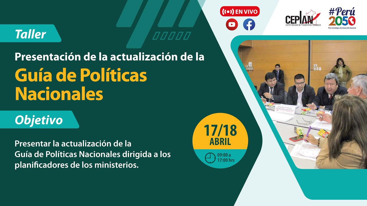 2do día | Taller de presentación de la actualización de la 📘 Guía de Políticas Nacionales.