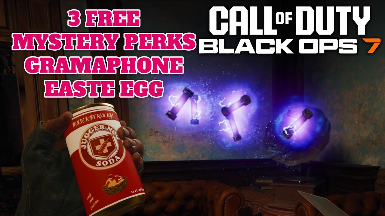 How To Get 3 Free Mystery Perks Gramaphone Easter Egg On Astra Malorum - Black Ops 7 Zombies
