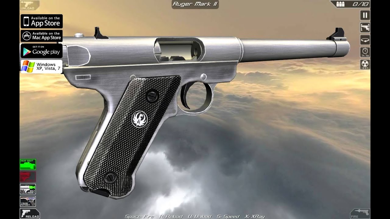 Ruger Mark II (full disassembly and operation)