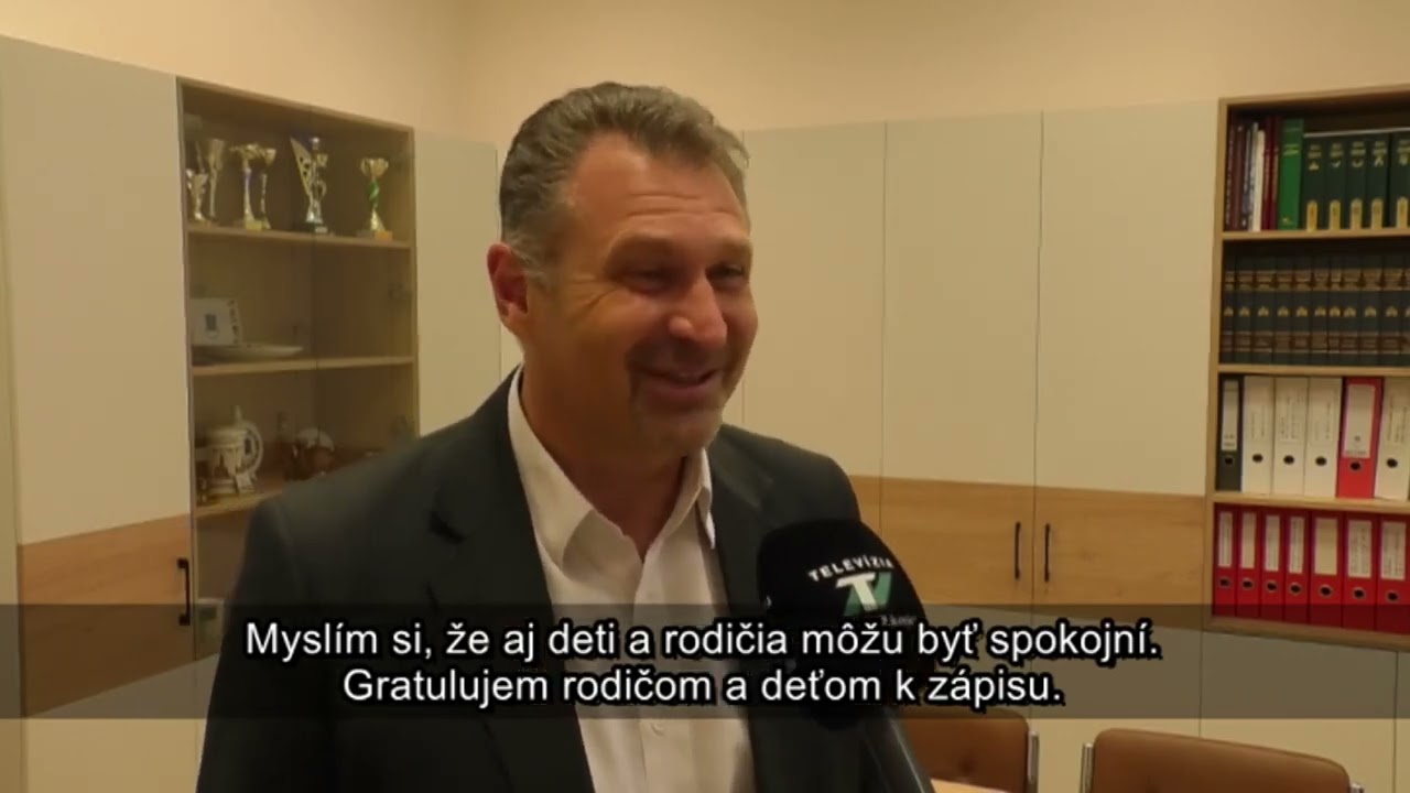 ZŠ s VJM v našom meste sa môže pochváliť výborným výsledkom zápisu (HU)