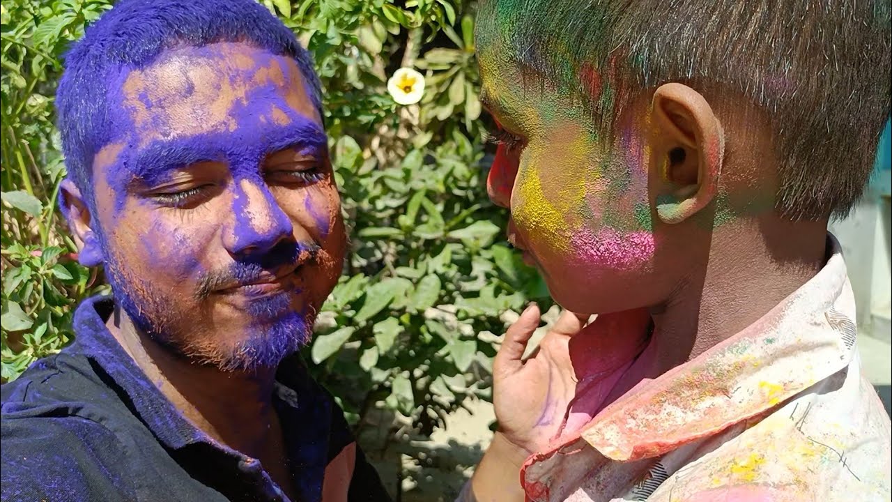 পাড়ার সবাই মিলে রং মাখালে যা হয়! 😂🎨 গ্রামের দোল উৎসব | My Daily Vlog #dailyvlog #souravjoshivlogs 