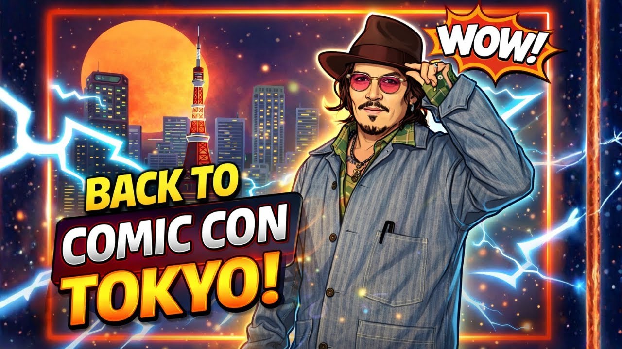 Johnny Depp Tokyo Comic Con 2025 throwback