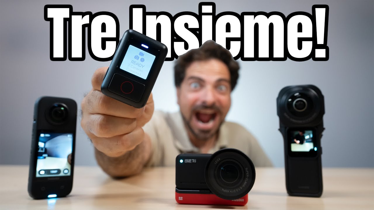 Questo Telecomando GPS è GRATIS e Comanda Tre Telecamere Insta360 contemporaneamente!