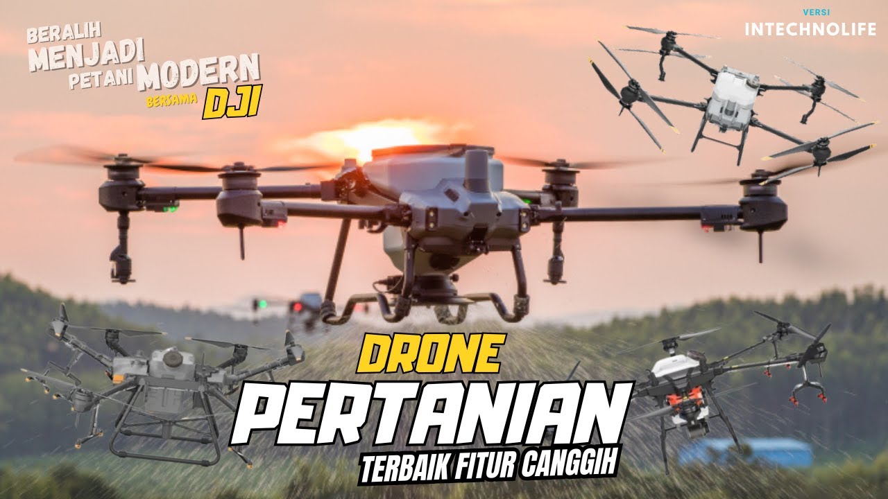 5 Rekomendasi Drone Pertanian DJI || PETANI MODERN WAJIB PUNYA !
