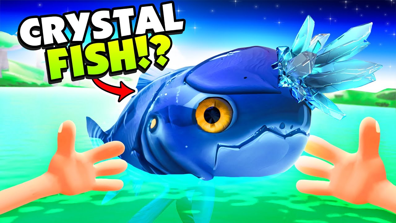 Super RARE Crystal Fish is the Hardest Fish to Catch! - Galactic Catch VR