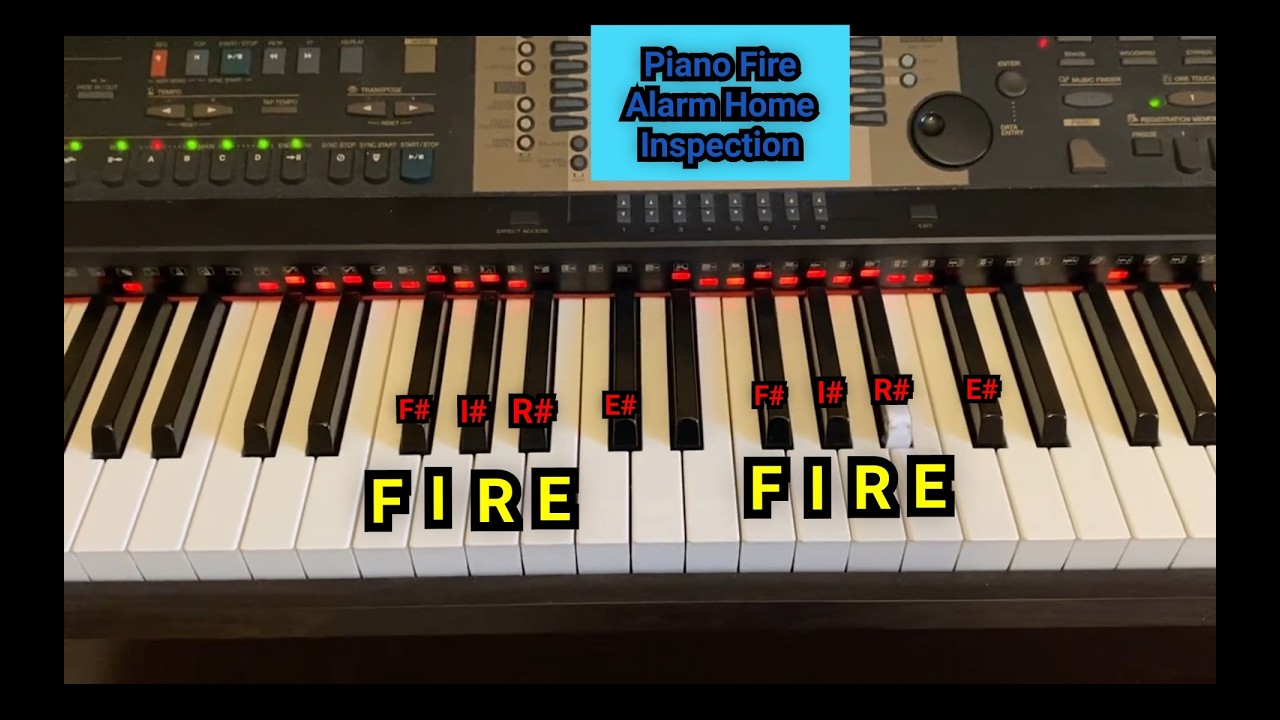 Piano Fire Alarm Home Inspection
