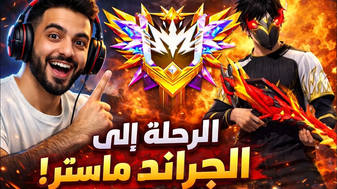 تحدّي الوصول إلى الجراند ماستر 😨في فري فاير | رحلة نار 🔥#freefire #garenafreefire 