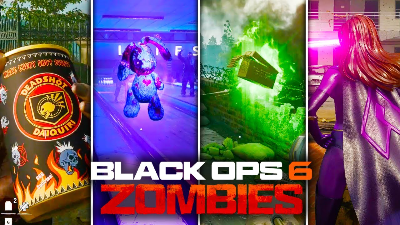 TOUS les SECRETS SECONDAIRES de LIBERTY FALLS de BLACK OPS 6 ZOMBIES 🧟 (Points, Atouts, Bowling...)