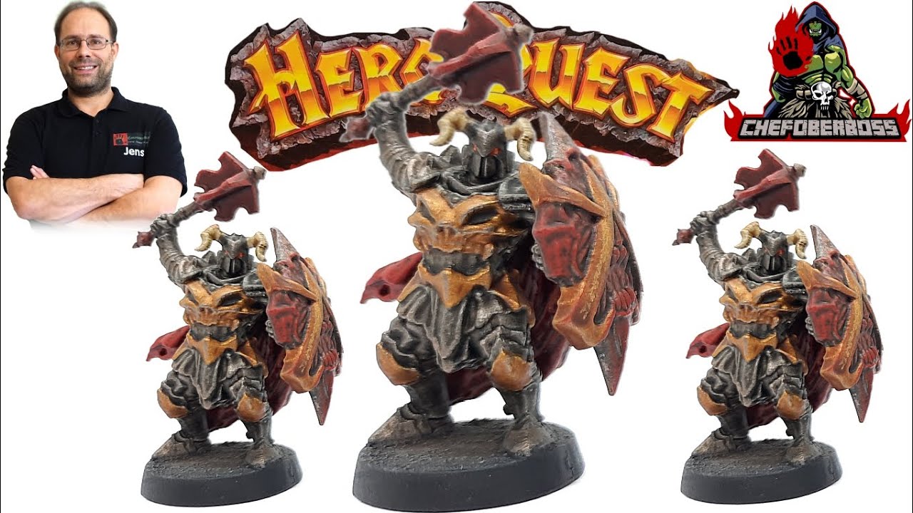 Bemal Tutorial: Hero Quest Basisspiel / Schreckensritter (Miniaturen, Tabletop, Chefoberboss)