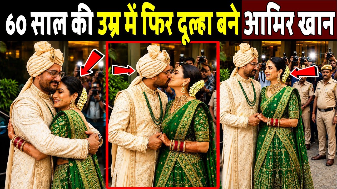 60 साल की उम्र में फिर दूल्हा बने आमिर खान! Aamir Khan Wedding ! Aamir Khan Marriage