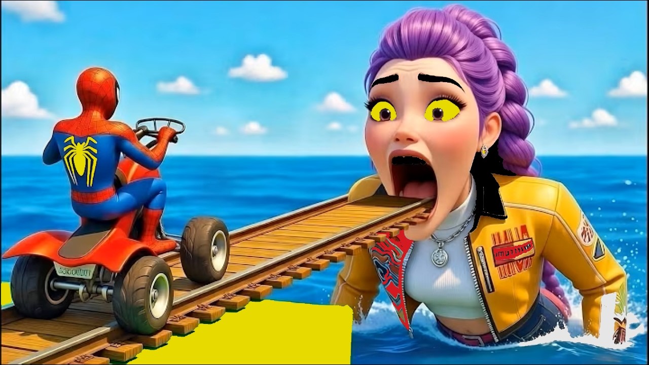 الرجل العنكبوت انقاذ باتمان Spider-Man Rescue batman vs iron man vs venom funny Game GTA 5 superhero