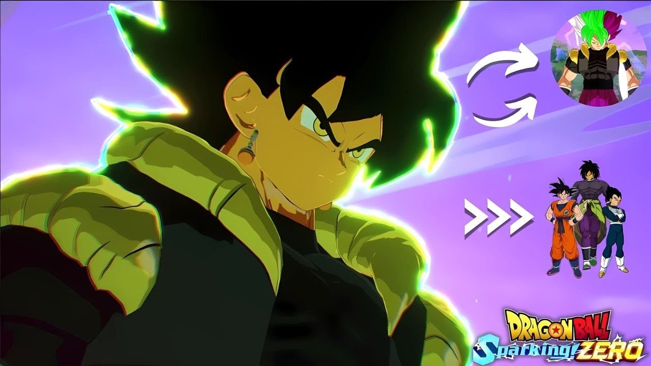 A NOVA FUSÃO MAIS PODEROSA DO DRAGON BALL SPARKING ZERO - BROGEROT (GOKU, BROLY E VEGETA)