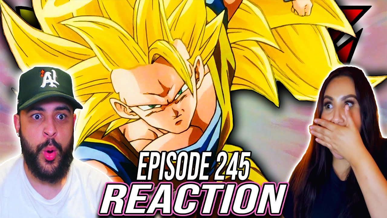 Первая реакция девушки на то, что Гоку стал Супер Сайяном 3! SSJ3 GOKU VS MAJIN BUU! Dbz Ep 245