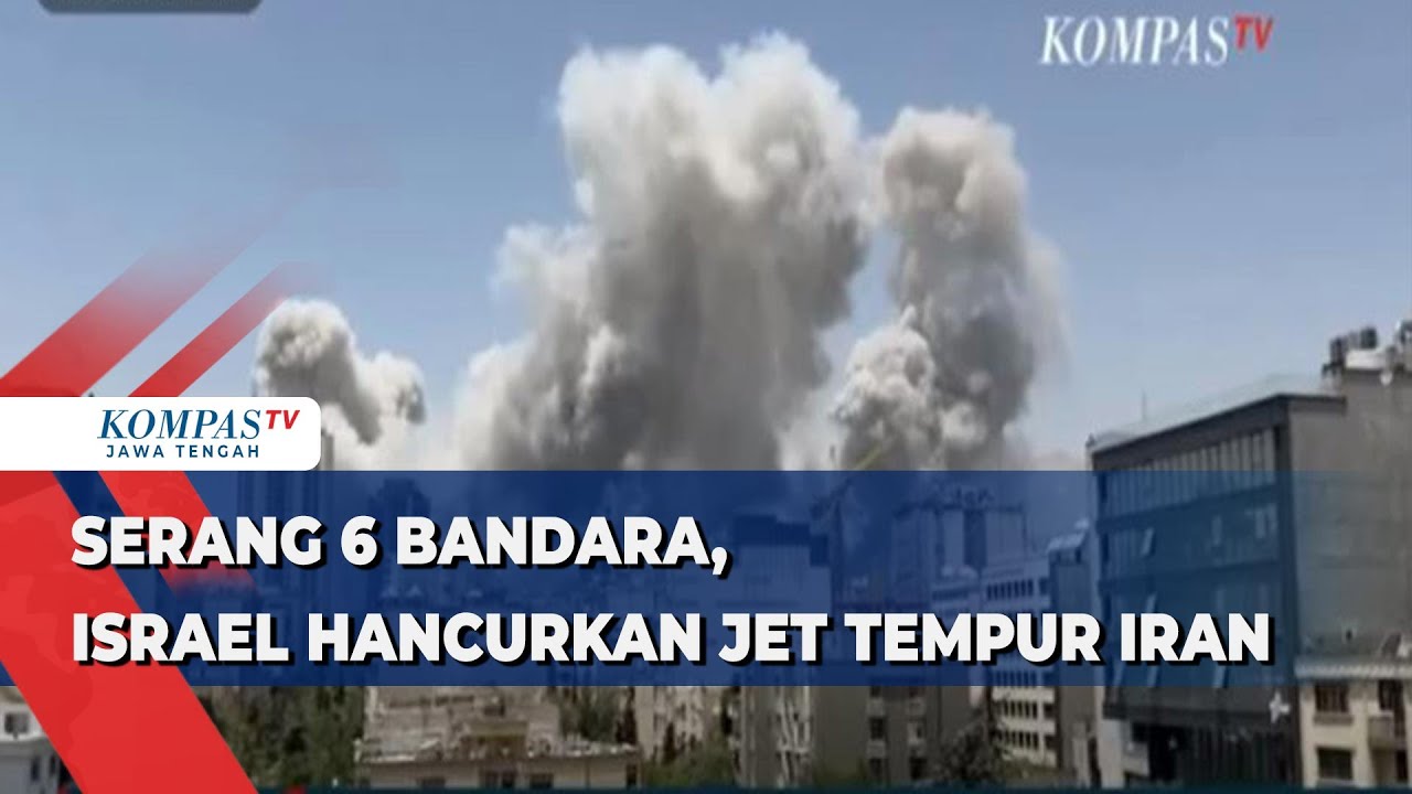 Serang 6 Bandara, Israel Hancurkan Jet Tempur Iran