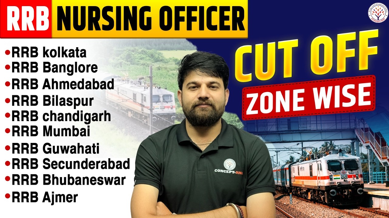 RRB Nursing Officer 2026 | RRB Zone Wise Cut Off Analysis | RRB Nursing Superintendent Vacancy 2026