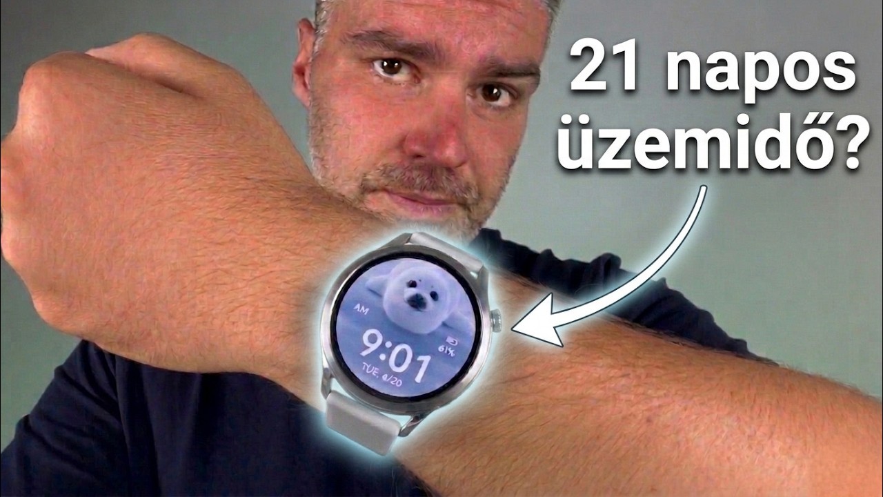 Xiaomi Watch S5 46 mm teszt | 21 napos &uuml;zemidő?
