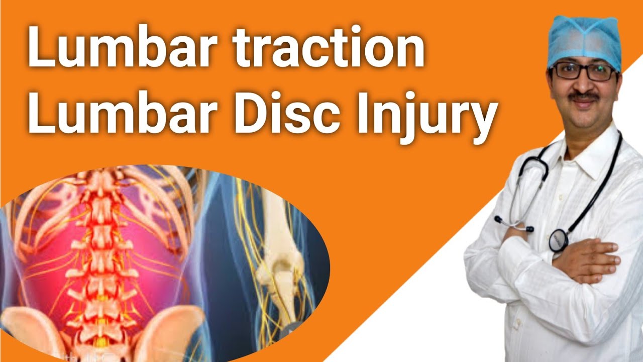 Lumbar traction | Lumbar Disc Injury #knee_pain #knee_exercise