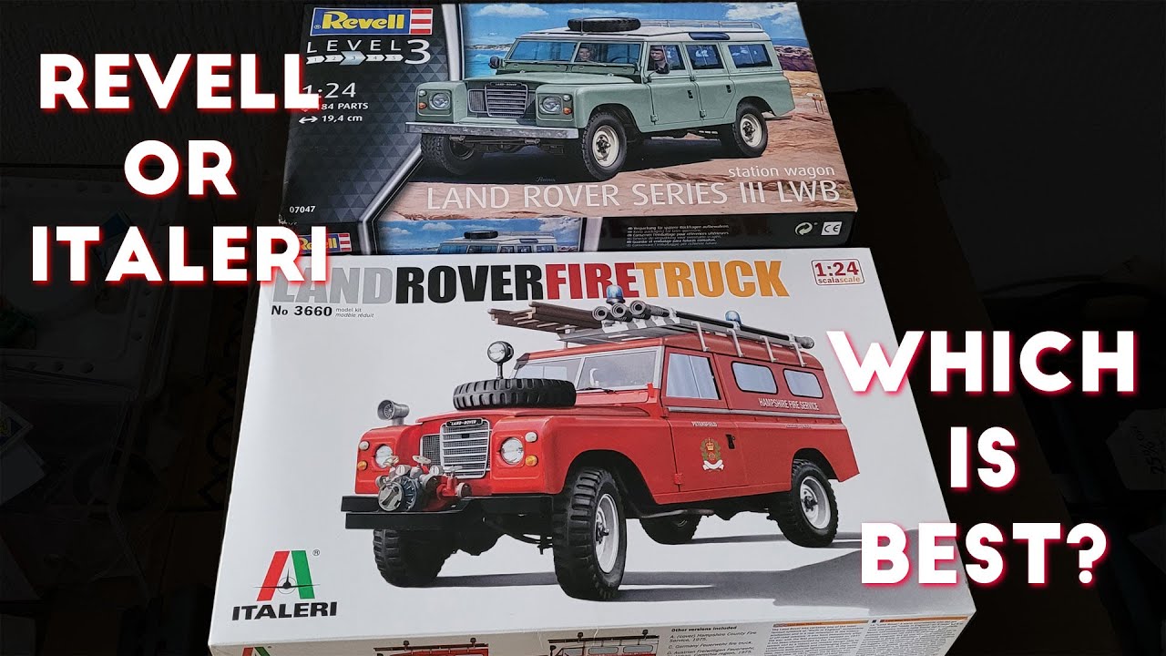 Italeri vs Revell - Comparing 1:24 Land Rover kits