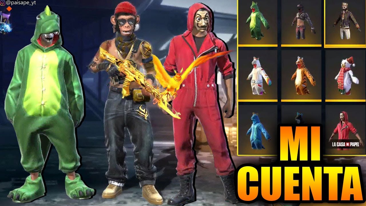 TODO LO QUE TIENE MI CUENTA DE FREE FIRE *EXCLUSIVO* 🔥