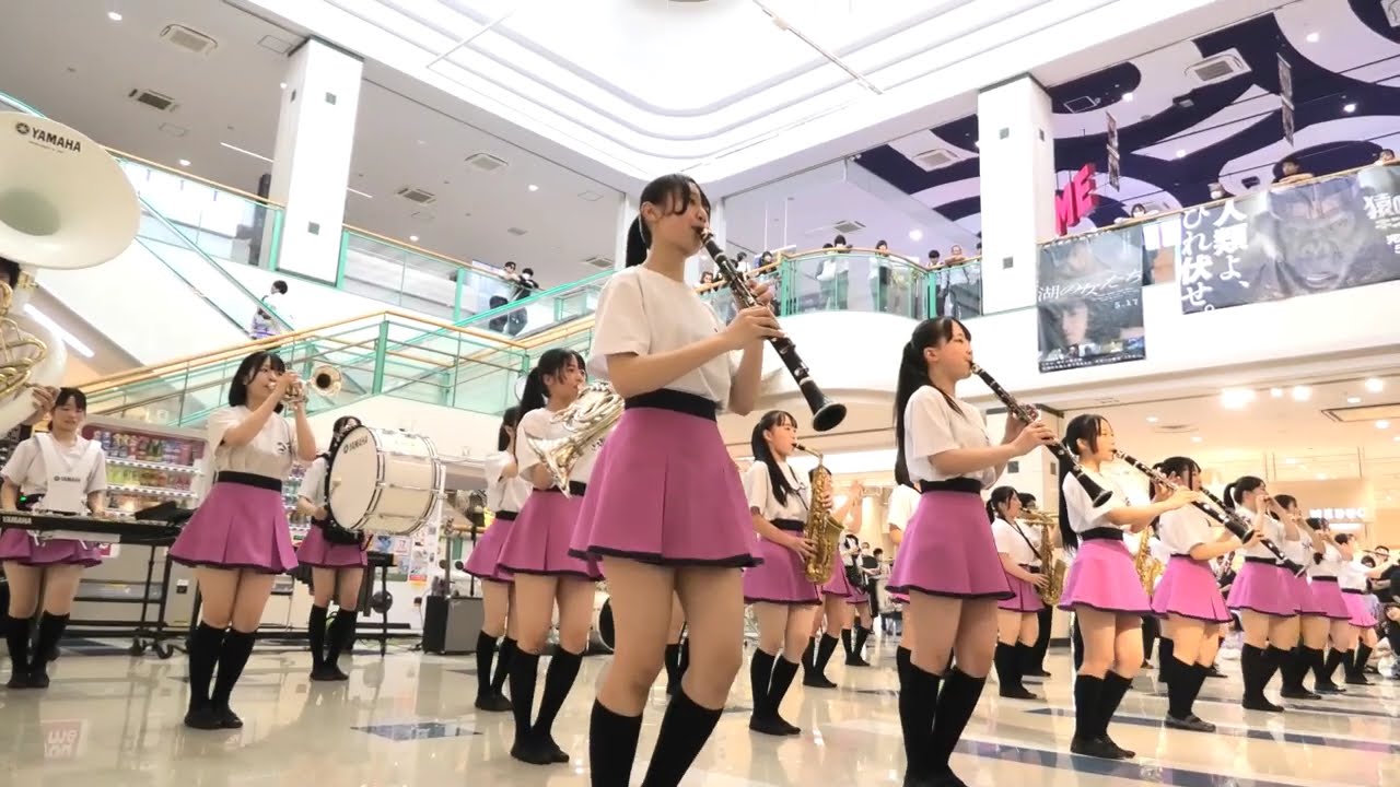 出雲商業高校吹奏楽部 in ゆめタウン出雲 2024/05/11