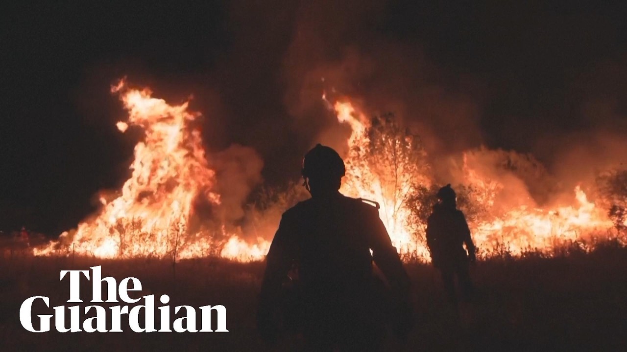 Firefighters in Spain and France battle raging wildfires