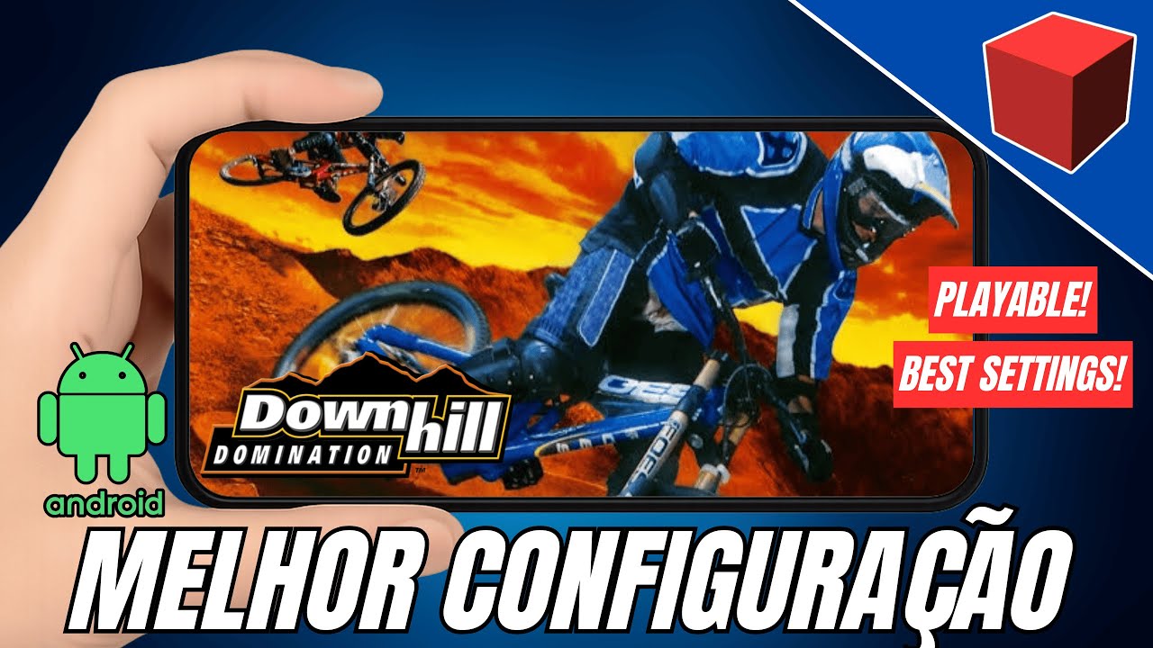 Downhill Domination | Melhor configuração para celular fraco (NetherSX2 v2.0) • 2025 🔥