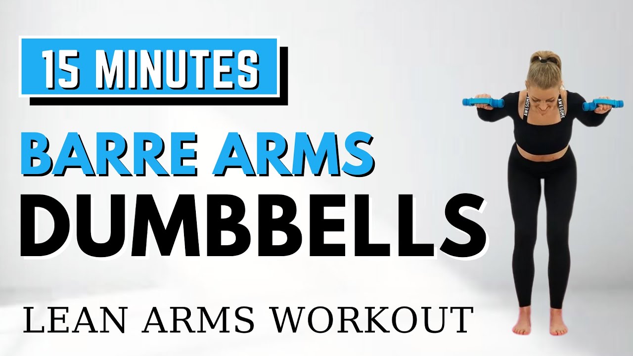 🔥15 Min BARRE ARMS WORKOUT🔥LEAN ARMS - LIGHT DUMBBELLS 🔥ALL STANDING🔥NO JUMPING🔥KNEE FRIENDLY🔥