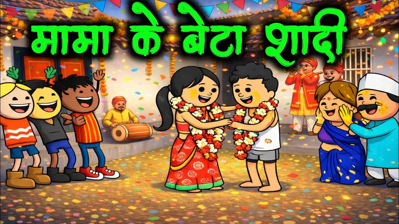 मामा चो बेटा शादी😅।। Village shadi video ll
