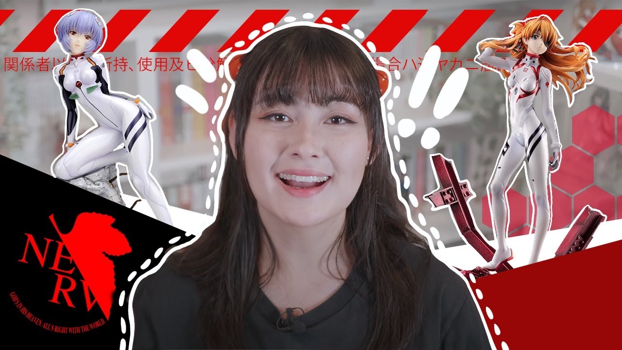 Unboxing some GIANT Evangelion figures! + many more Asuka scales