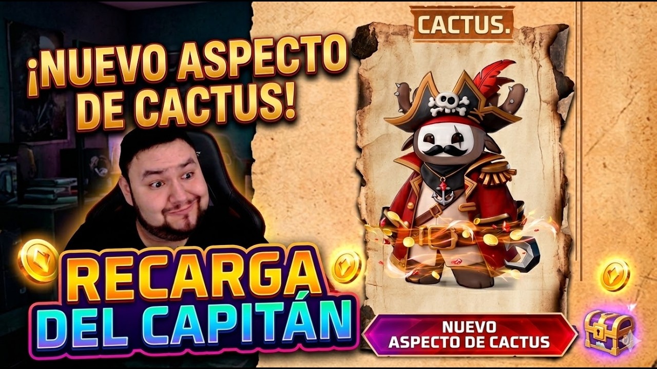🔴 NUEVO ASPECTO DE CACTUS EN FREE FIRE - PONCHOELREX 😎