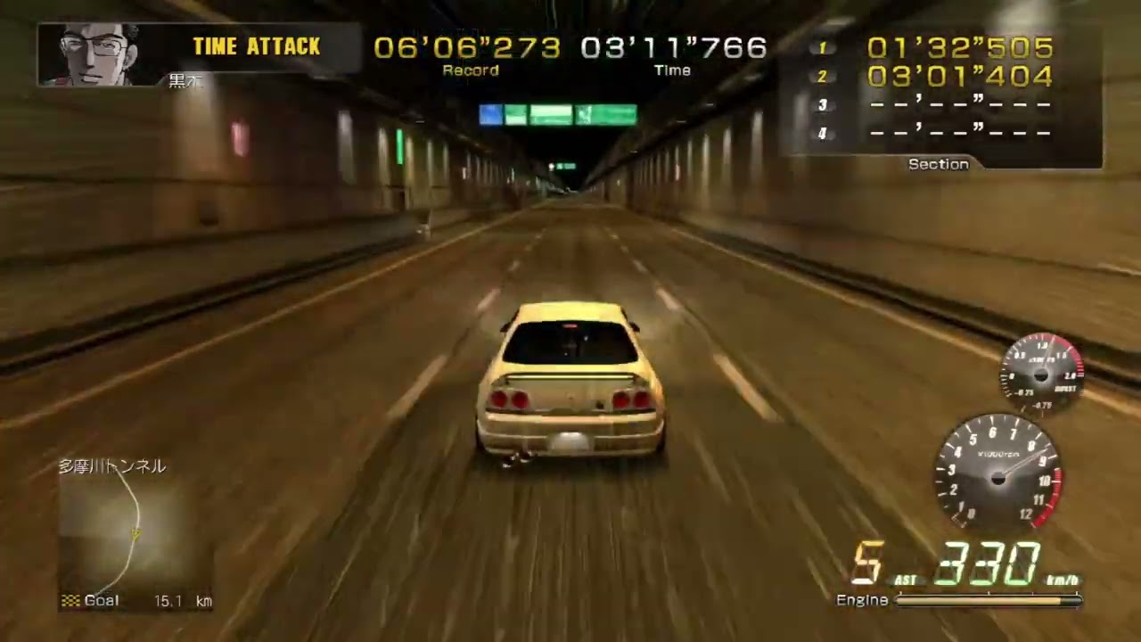 Wangan Midnight PS3: Stage 5 Speedrun (No Traffic) [Former World Record]