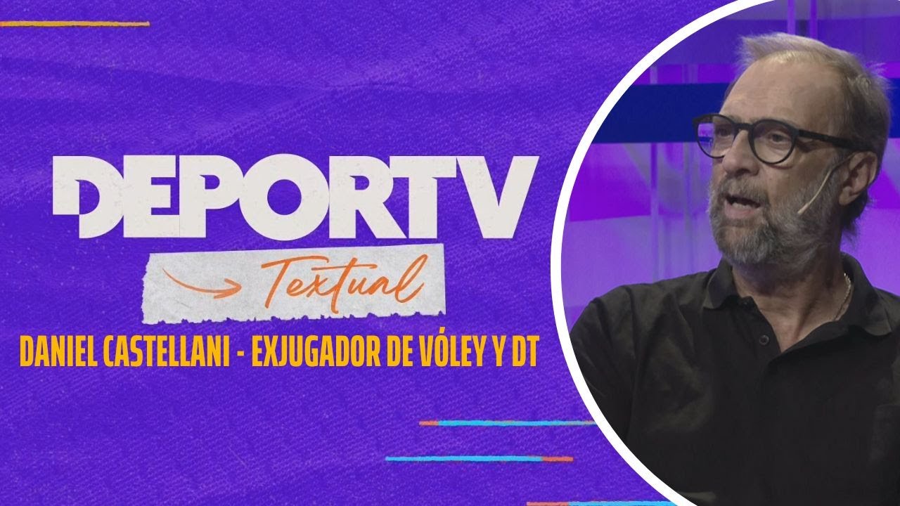 Daniel Castellani mano a mano con Ceci Ruffa en DEPORTV Textual #44