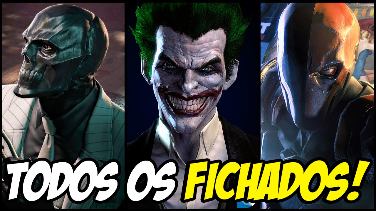 TODOS OS FICHA COMPLETA DE BATMAN ARKHAM ORIGINS