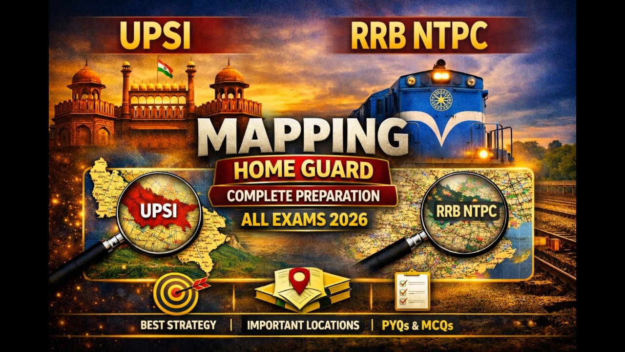 UPSI | RRB NTPC | HOME GUARD Mapping - Complete Strategy for 2026 Exams