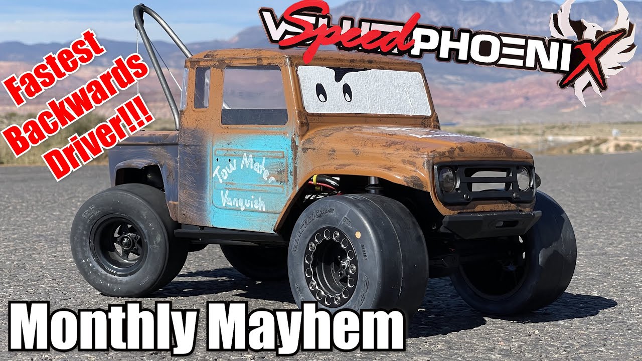 Самый быстрый водитель заднего хода в рамках ежемесячного конкурса VSpeed ​​Mayhem!!! Максимальна...