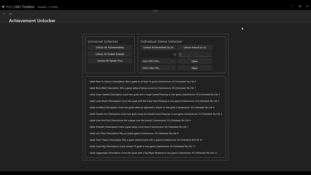 [RGH/JTAG/XDK] Achievement Manager | Individual Achievement Unlocker | Update Preview