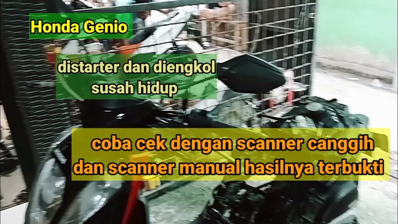 Honda Genio susah hidup