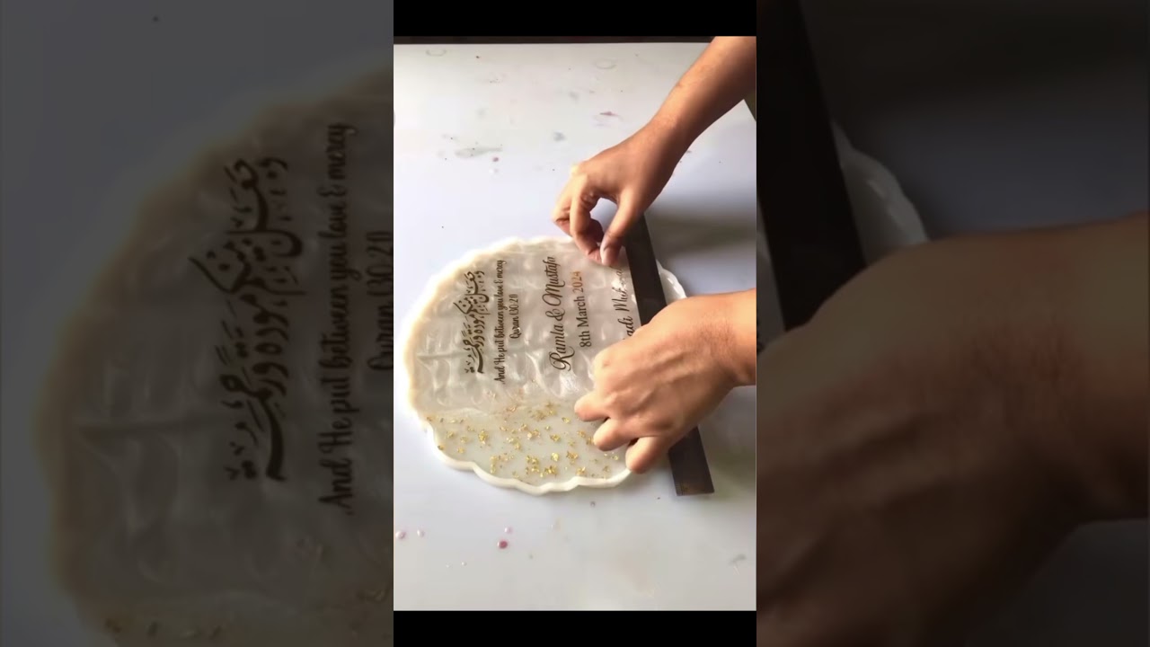 Resin Plaque 🥰 #resin #viral #youtubeshorts #subscribe #viralvideo #shorts #resinart #shortvideo