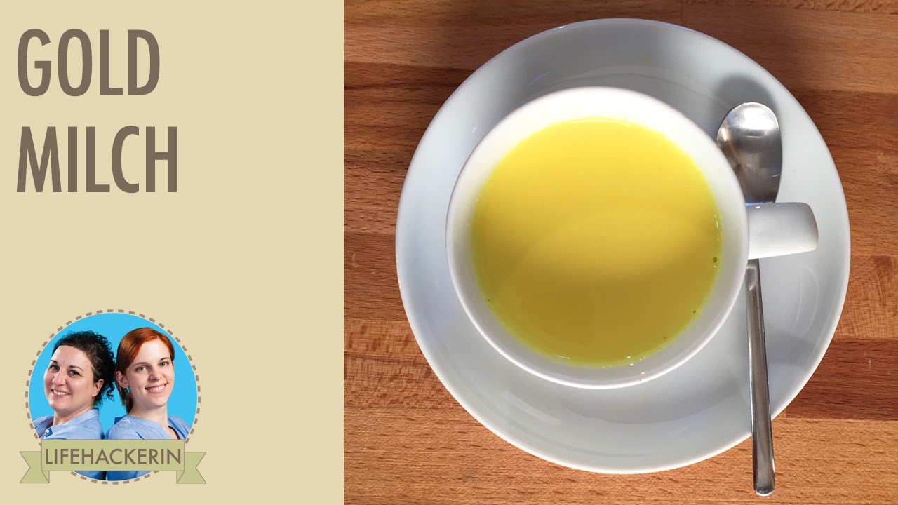 Goldene Milch | Kurkuma Latte | Power Getr&auml;nk Rezept